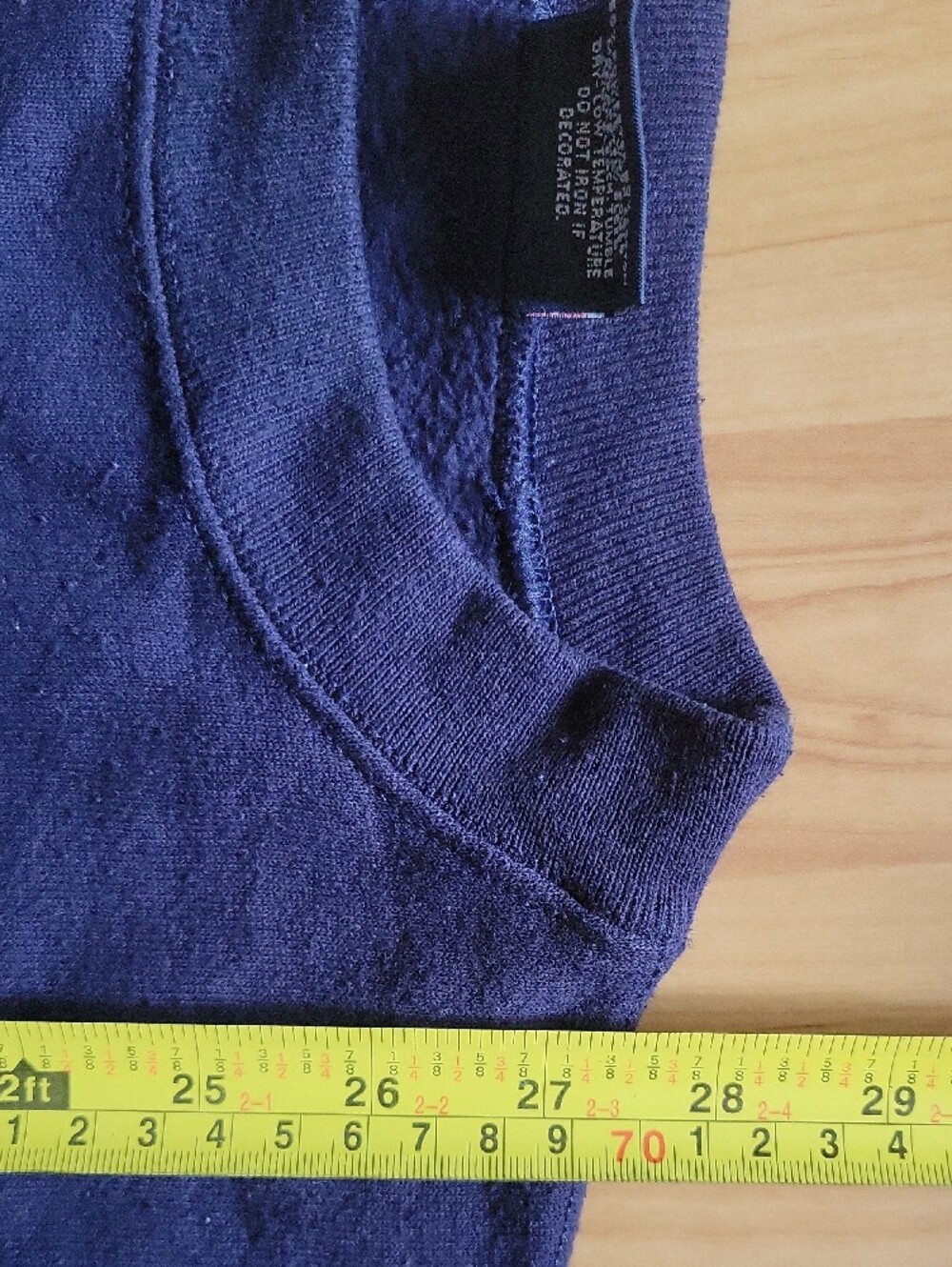 Vintage Oral Roberts University Jansport Navy Crewneck Sweatshirt Embroidered XL - Picture 4 of 4
